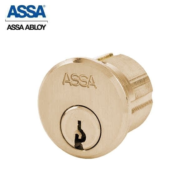 Assa Abloy 1-1/8" Maximum+ Mortise Cylinder Satin Bronze Adams Rite Cam ASS-9851-1-612-COMP-0A7 - main